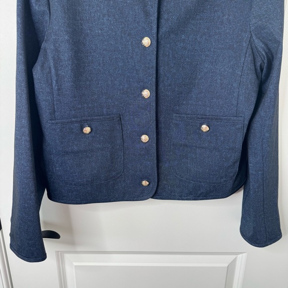 Jude Connally hope Denim Blue Jacket with Gold Accents medium - Picture 5 of 9